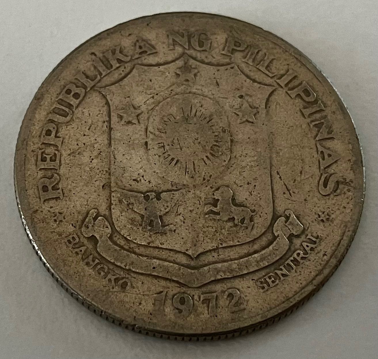Tutti le monete: Philippinen 1 Piso 1972 – Usato da Algetshausen venduto da Carrhard 1