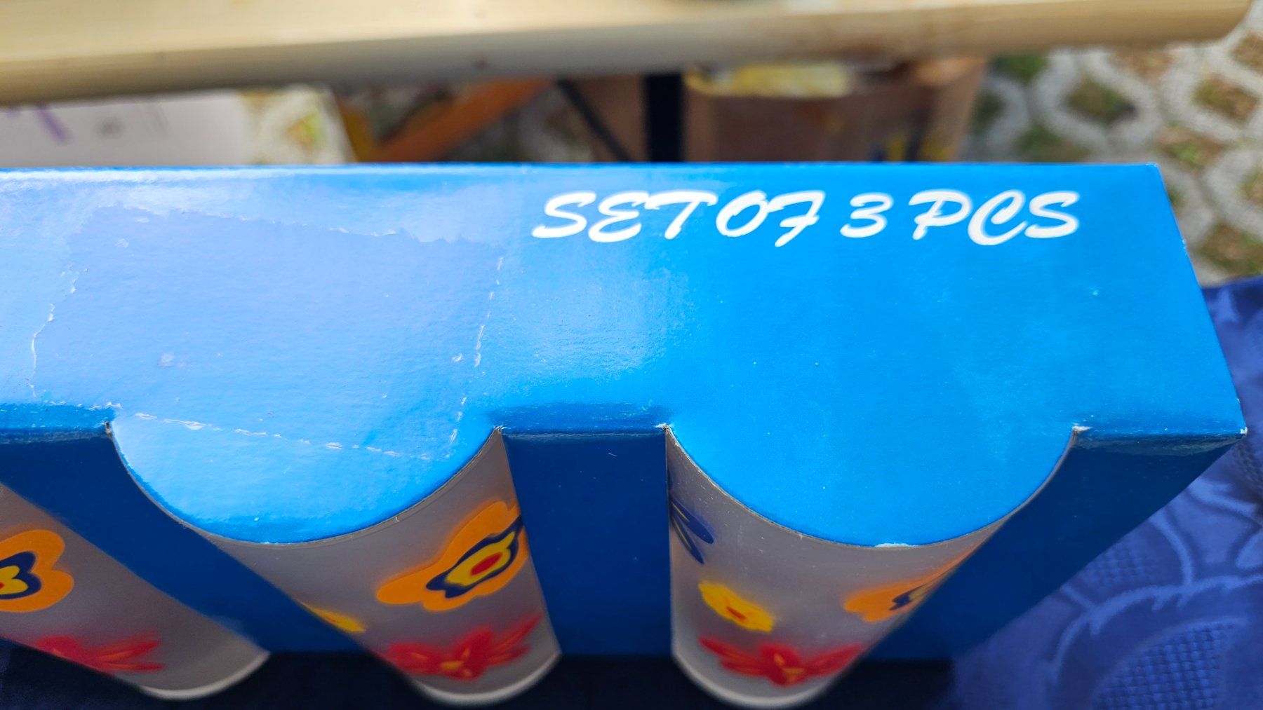 Gläser: 3 bicchieri alti nuovi – Neu und originalverpackt aus Melano von H-Sara 2
