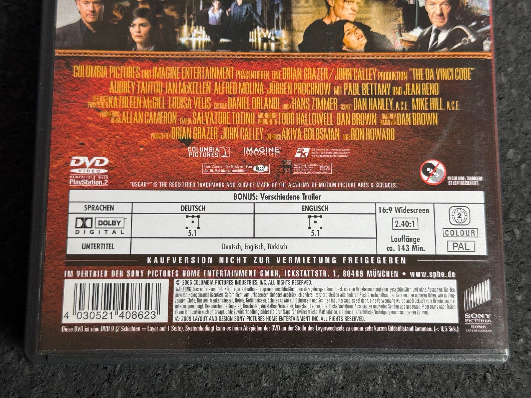 Alle DVDs: The Da Vinci Code Sakrileg DVD DE/EN Tom Hanks  Ron Howard – Gebraucht aus Fribourg von tschjoly 3