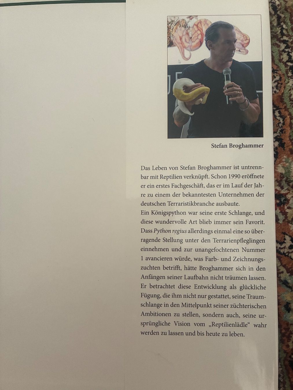 Livres: Python regius von Stefan Broghammer – D'occasion à Kreuzlingen par jan_fq77 2