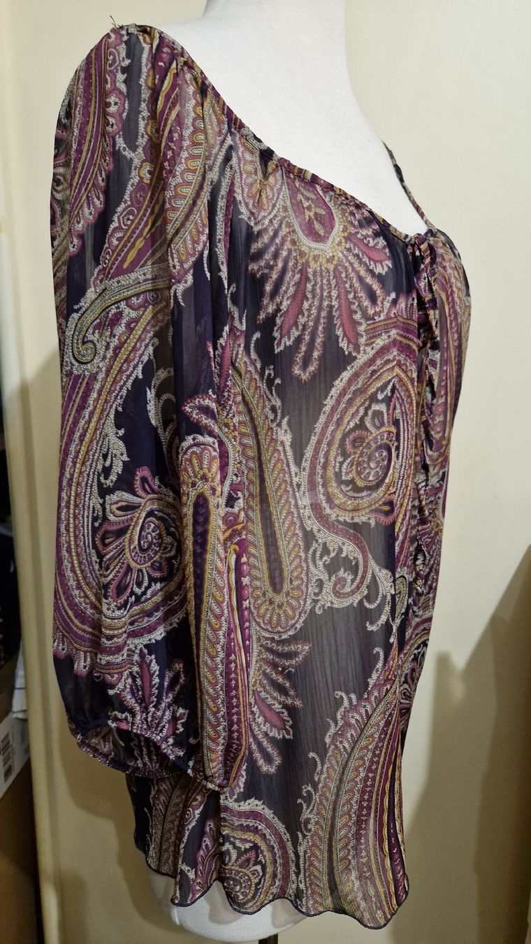 Camicette: SODA Bluse mit Paisley Muster, Grösse L – Nuovo (secondo la descrizione) da Oberengstringen venduto da Sheera7 1