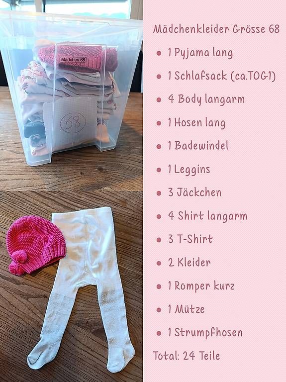 Lotti & Set di vestiti: Mädchen Kleiderpaket Gr. 68, 24 Teile – Usato da Steinen venduto da Jules_Sch