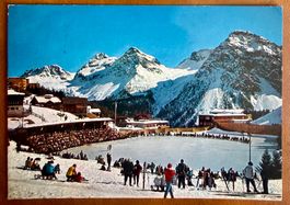 Arosa - Inner - Eisbahn - Patinoire - Animation 1965