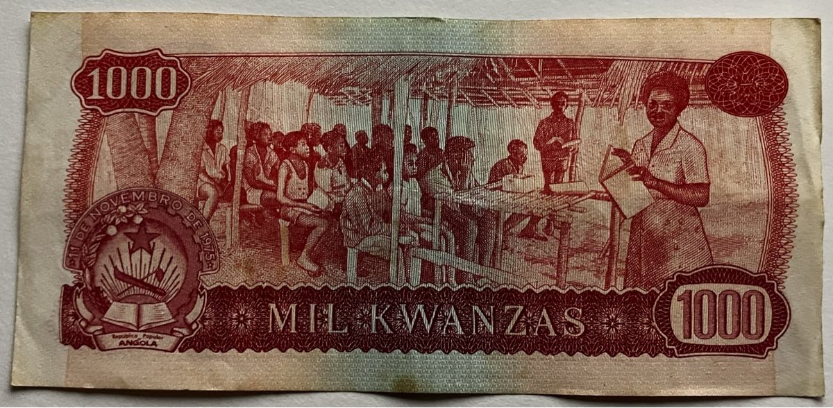 Banconote: Angola 1000 Kwanzas 1979 – Usato da Algetshausen venduto da Carrhard 1