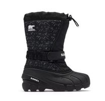 Sorel Enfants Youth Flurry Boot Print BlackSeaSalt Taille 33