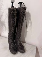 Edle Schnürrschuhe Gr. 37 Navyboot