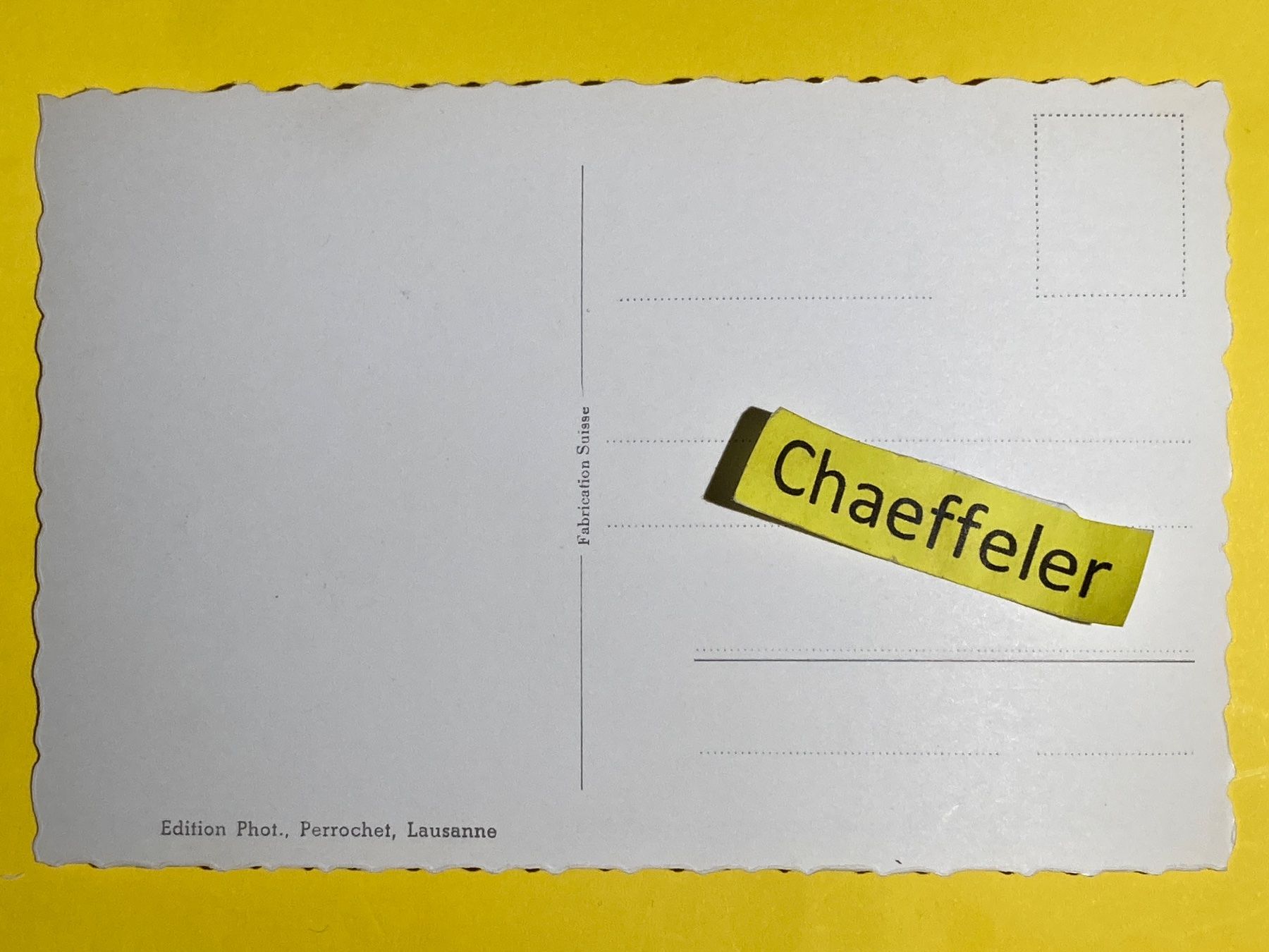 Cartes postales: 585 Saignelégier – D'occasion à Zürich par Chaeffeler 1