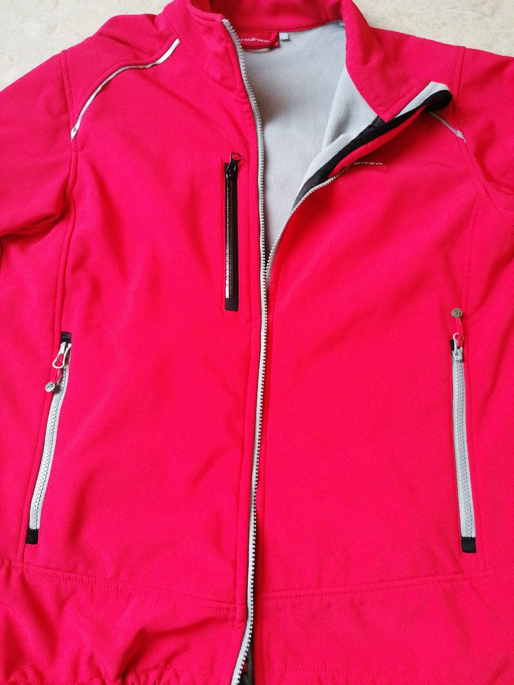 Giacche: Lindner Softshelljacke Grösse L (52/54) rot – Usato da Klingnau venduto da vollmond36 5