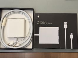 Apple Mini DisplayPort auf Dual-Link DVI Adapter weiss