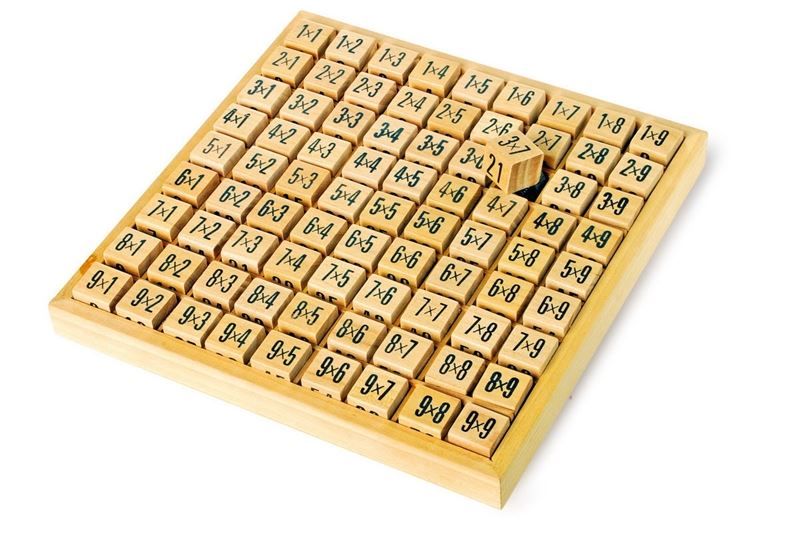 Spielzeuge: Multipliziertabelle, Mathematikbrett 1x1 – Neu und originalverpackt aus Wettingen von Swala 1
