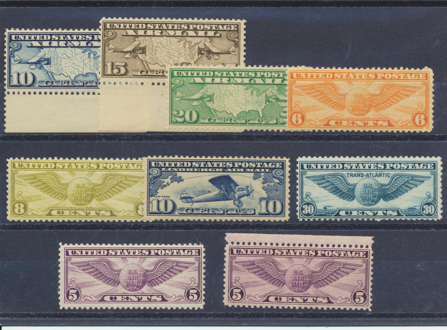 Tutti i francobolli: Lot USA Luftpostmarken postfrisch – Nuovo (secondo la descrizione) da Roggwil BE venduto da Stampdealer3