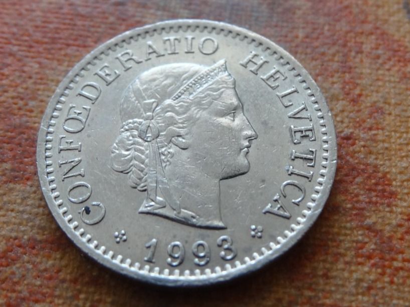 Tutti le monete: 10 Rp. 1993 – Usato da Romanel-sur-Lausanne venduto da Swift13
