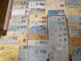 200 alte Belege Schweiz ab sitzender Helvetia 