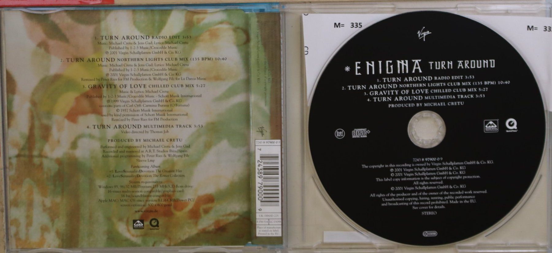 CD: ENIGMA Turn Around – Usato da Luzern venduto da CONTENTI 1