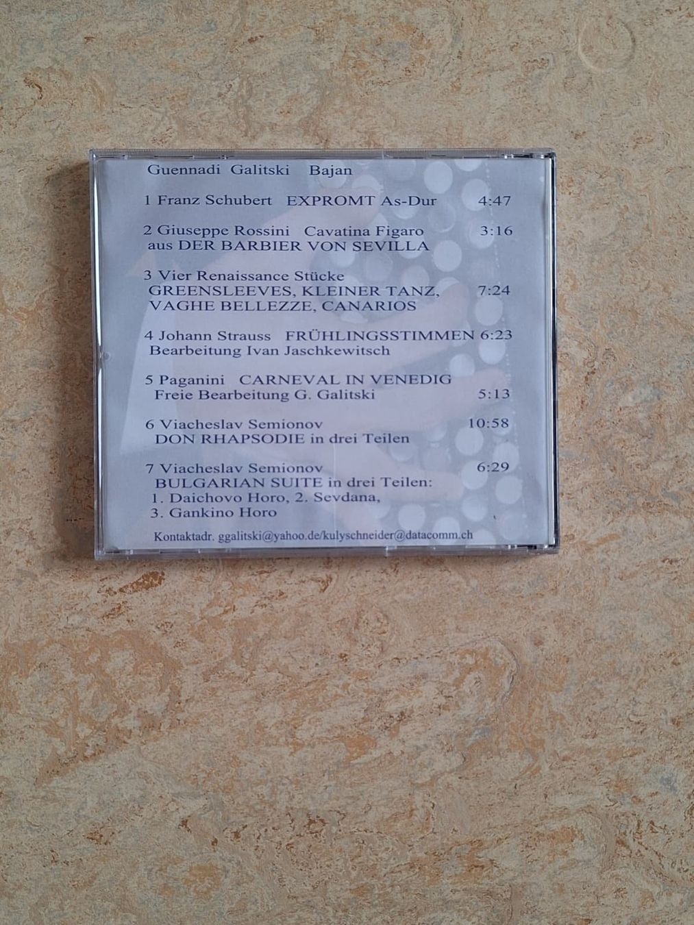 CD: Gue Galitski - Bajan - CD, selten? – Nuovo (secondo la descrizione) da Münchenstein venduto da soistes 1