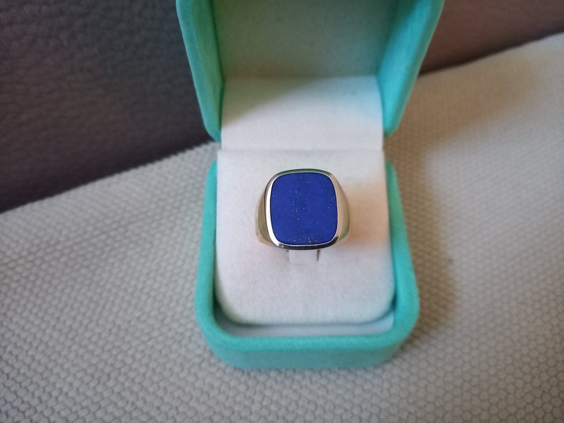 Ringe: Sehr schöner Herrenring mit Lapislazuli – Gebraucht aus Rickenbach LU von pepan44