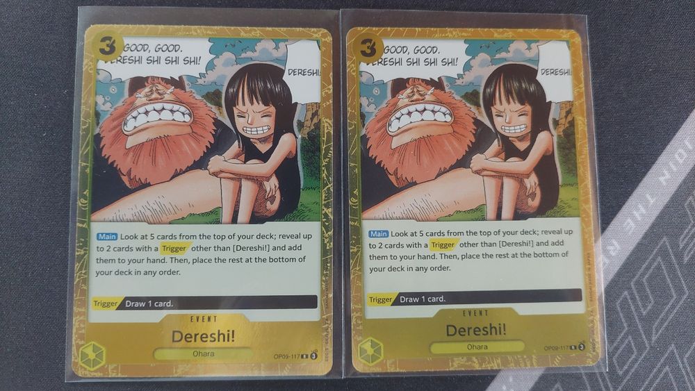 Carta Dereshi R OP09-117 One Piece CCG - Best Selection Vol.4 - Parallelo Full Art Giapponese