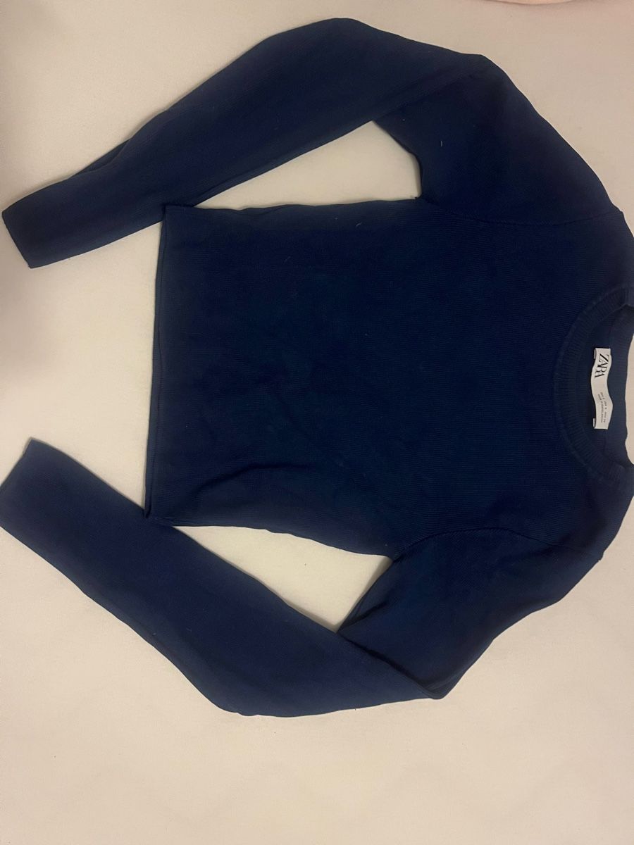 Zara T-Shirts: Zara Basic, dunkelblaues Shirt, Grösse S, Top Zustand! – Neu (gemäss Beschreibung) aus Zürich von Zhau.53