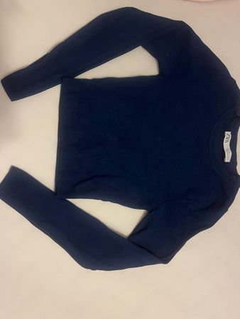 Zara Basic, dunkelblaues Shirt, Grösse S, Top Zustand!
