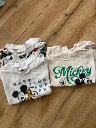 T-Shirt 3er Set Mickey Mouse Gr. 74