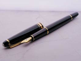 Montblanc Meisterstück 144 18K Füllfederhalter Schwarz