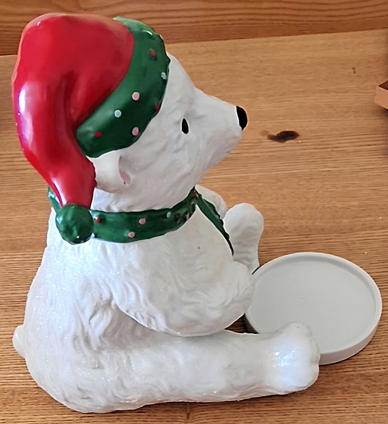 Partylite Portacandele: Partylite Weihnachts-Eisbär Keramik Figur  – Usato da Adlikon b. Andelfingen venduto da Kraemse 1
