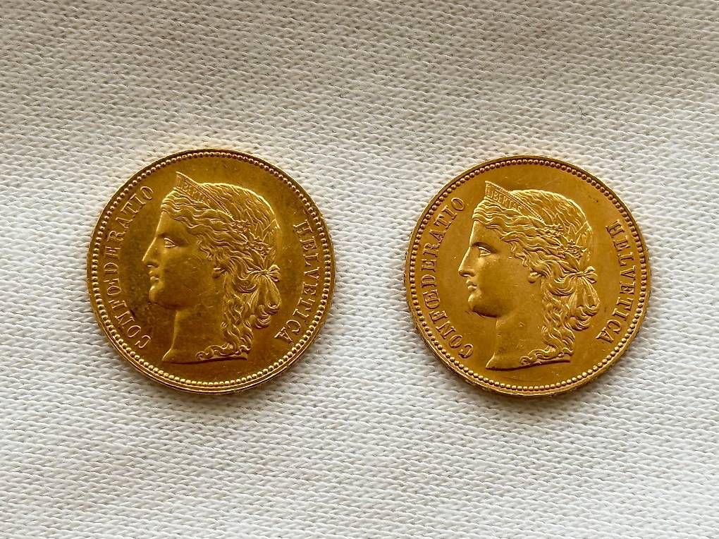 Tutti le monete: 2 stk. HELVETIA 1889 & 1894 – Usato da Weinfelden venduto da coin-base 2