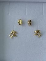 Boucles d'oreilles Dauphins en or 18 carats