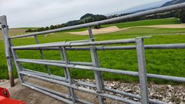 Laufhofgitter mit Stützen