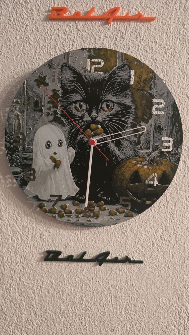 Orologi da terra & Orologi da parete: Katzen Wanduhr Tischuhr – Nuovo (secondo la descrizione) da Winznau venduto da johny_wayne 2