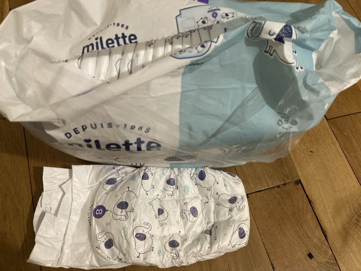 Windeleimer & Windeln: Milette Windeln Gr. 8 – Neu (gemäss Beschreibung) aus Zürich von Ekka
