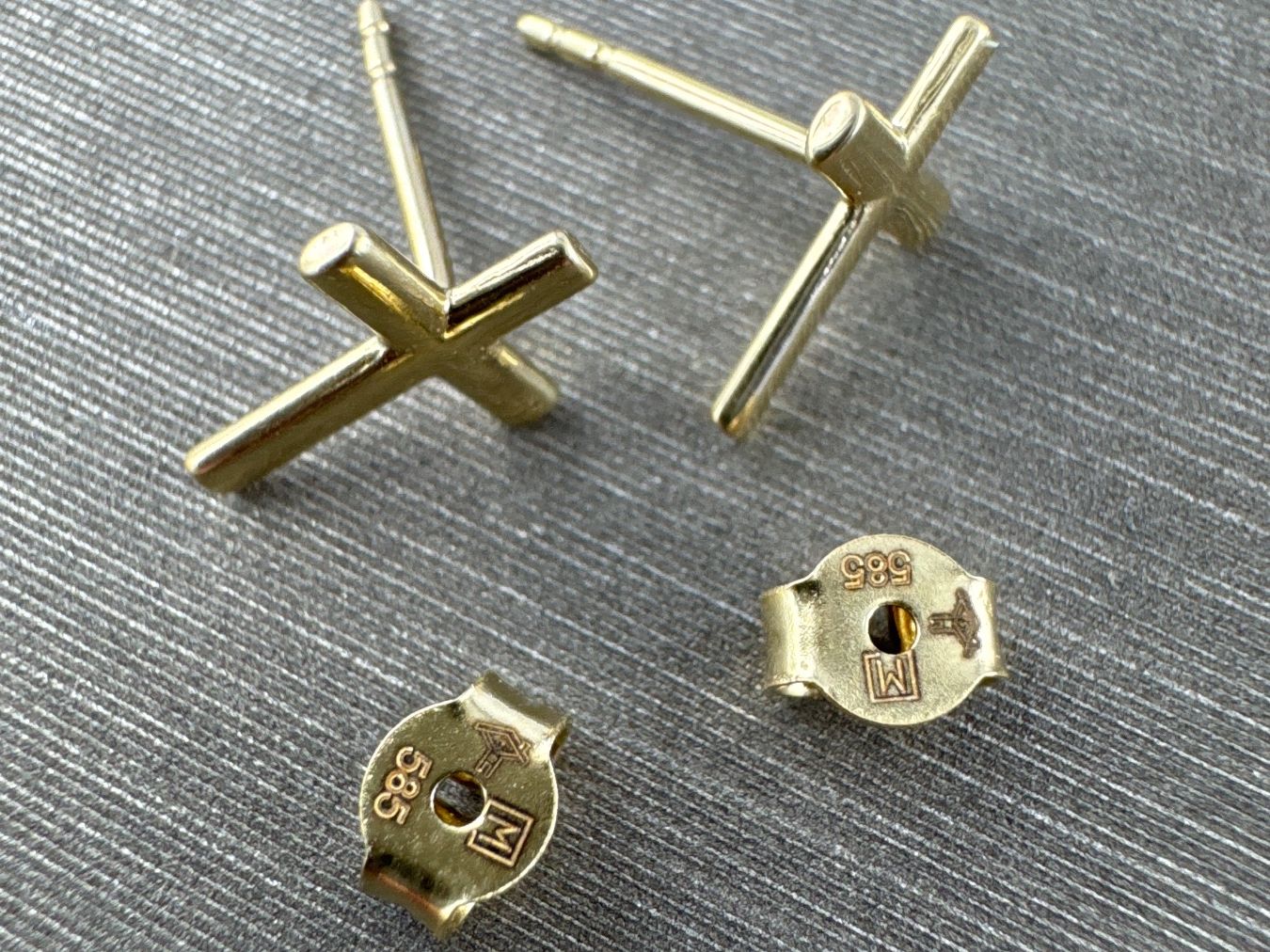 Orecchini pendenti & Orecchini a lobo: Ohrstecker 585 Gold – Usato da Niederuzwil venduto da leo_8857 1