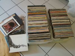 etwa 350  alte Langspielplatten aus privater Sammlung Vinyl