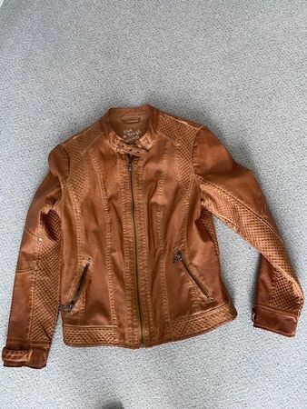 Jacke Lederimitat Gr 38