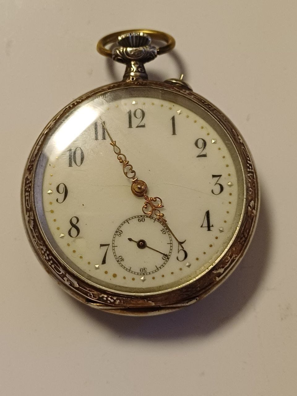 Swiss Orologi: 3 silber- und goldplattierte Taschenuhren – Usato da Bern venduto da Yunkom 9