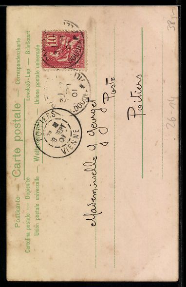 Cartoline postali: Raphael Kirchner unsign.: Geishas beim L – Usato da Berlin venduto da bartko-reher 1