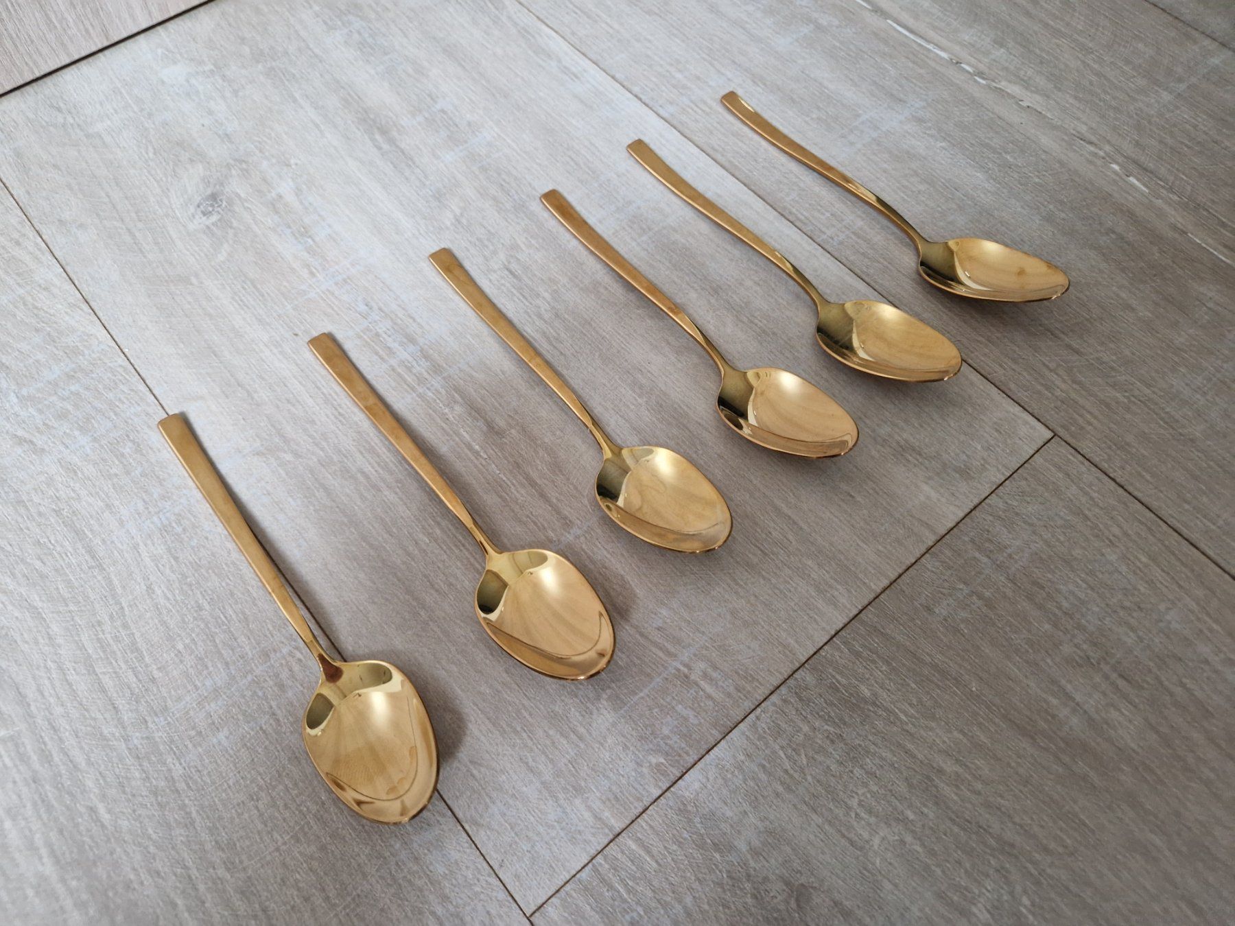 Cucchiai: 6x Cuillère Dorée De Haute Qualité – Usato da Rochefort venduto da Arkaik_FH_CH 2