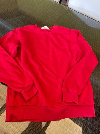 Junge Pullover rot 158/164 /80% Baumwolle