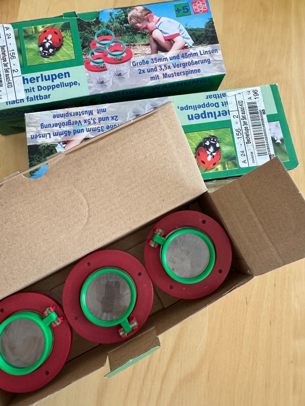 Behälter & Ähnliches: Kinder Becherlupen 9 Stück – Gebraucht aus Goldach von Hibiskus23