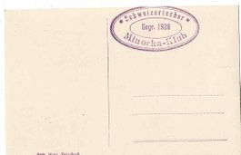 Güggel karte schweizerischer Minorka klub 1926 Rorschach