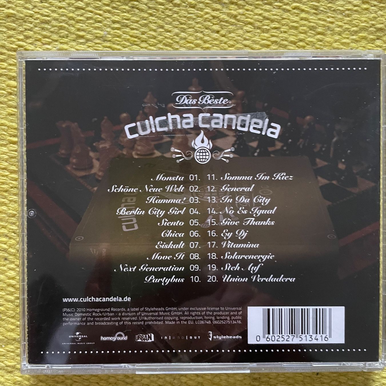 CD: CULCHA CANDELA-DAS BESTE – Usato da Rorschacherberg venduto da CD-Roli 1