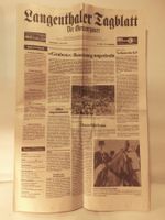 Zeitung Langenthaler Tagblatt 1979er