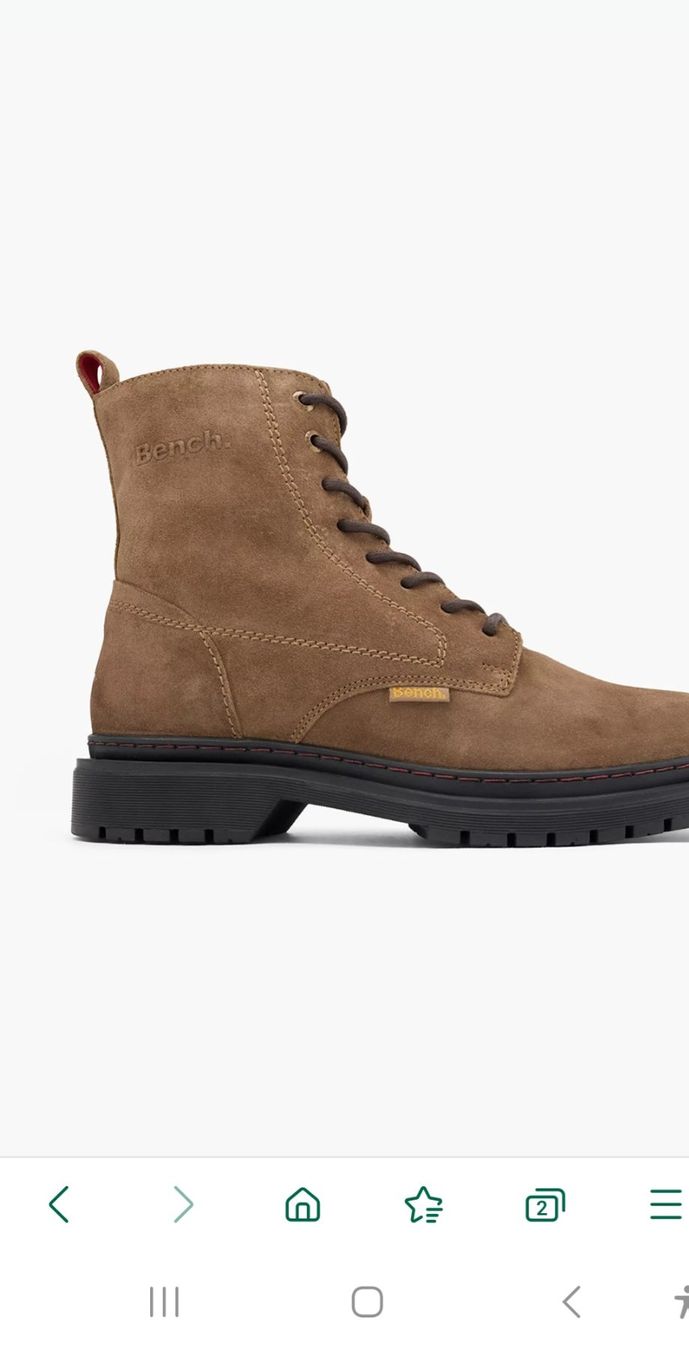 Scarpe da uomo: Bench. Schnürboot Grösse 43 neu,echtes Wildleder,braun-grau – Nuovo e nell'imballaggio originale da Untersiggenthal venduto da Mando2008 9