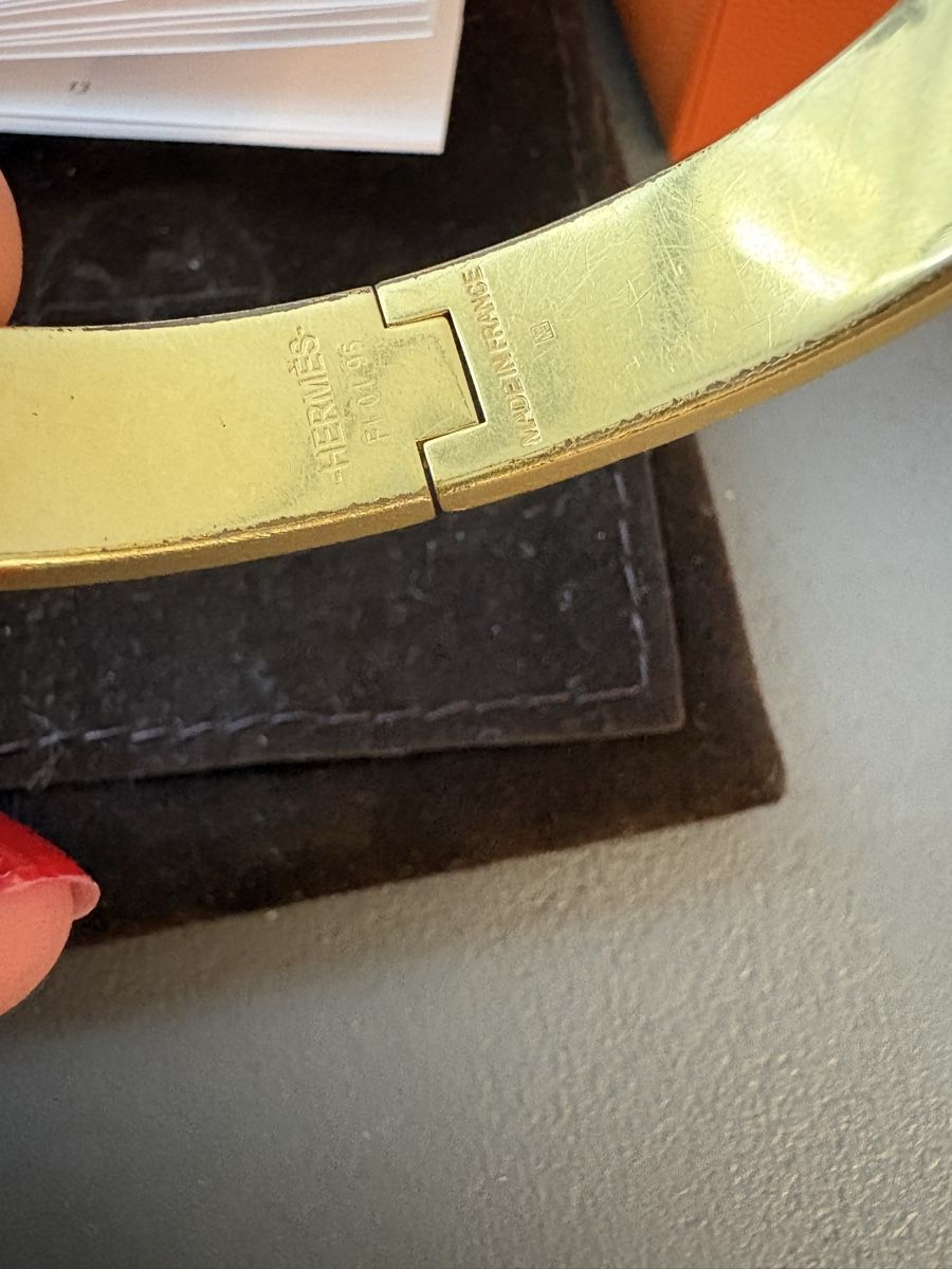 Hermès Armbänder & -reifen: Hermes Armreif Clic H – Gebraucht aus Jona von ali_w2qr 3