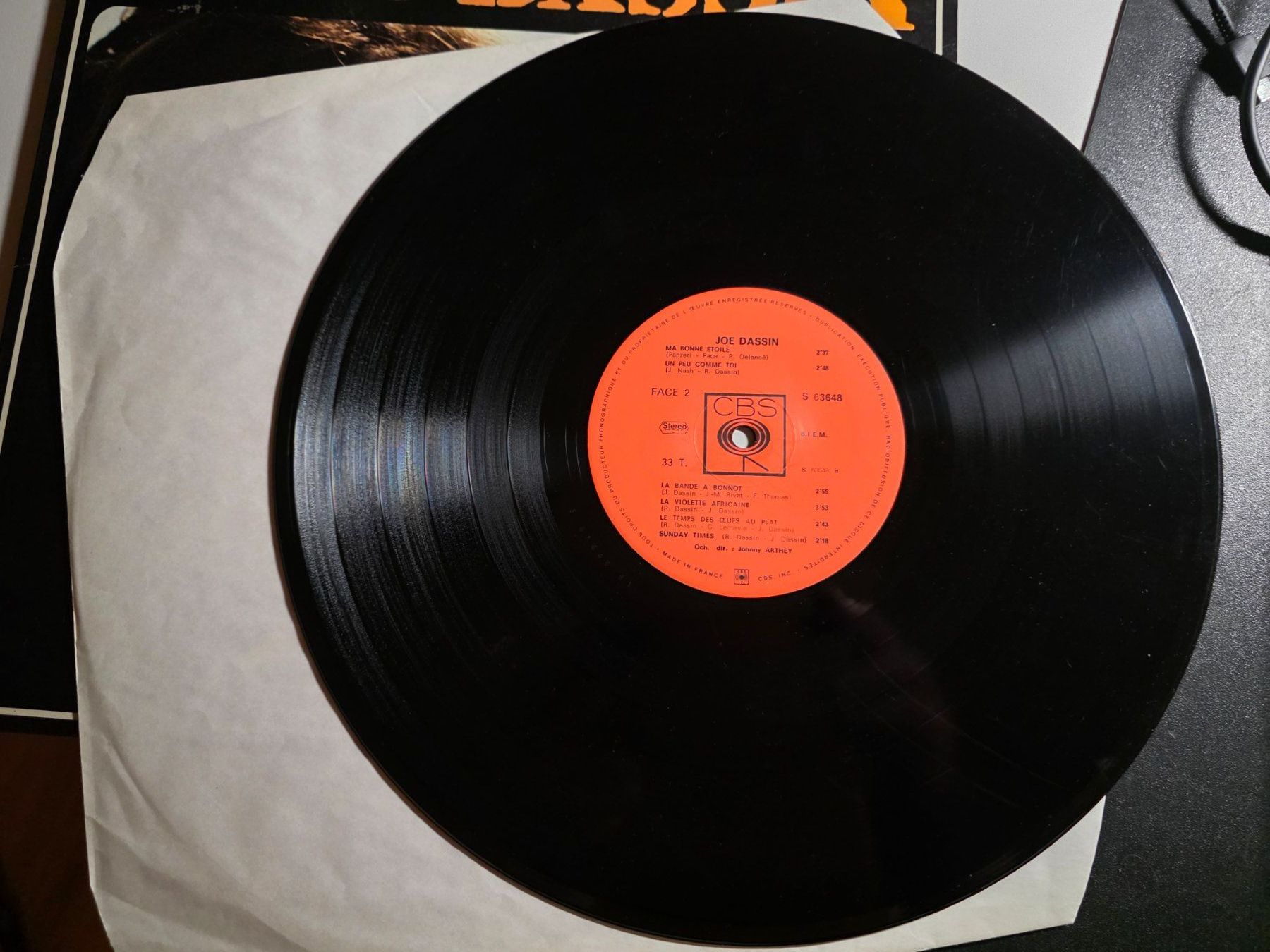 Dischi in vinile: LP: Joe Dassin - 1969 - CBS S 63648 – Usato da Walterswil BE venduto da Lonitti 3