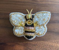 Schmuck / Brosche BIENE 🐝 oder SCHMETTERLING 🦋