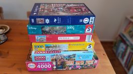 Mixed Puzzles from 4000 to 1000 pcs