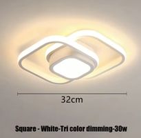 Plafonnier moderne à LEDs pour chambre salon couloir ect...