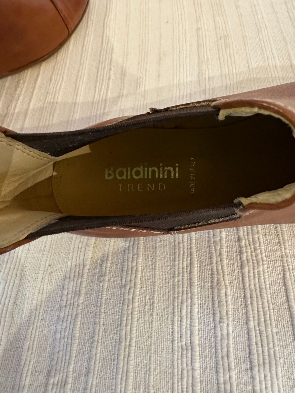 Scarpe da donna: Braune Leder Stiefeletten von Baldini – Nuovo (secondo la descrizione) da Stäfa venduto da Mofi8712 3
