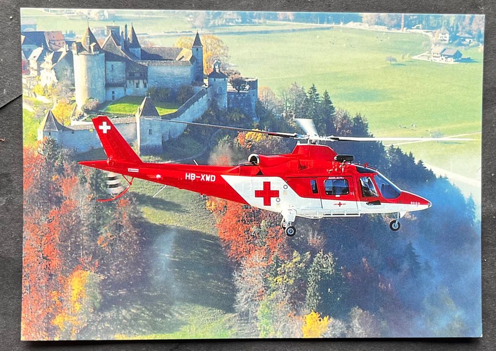 Rega L'Agusta A-109-K2 / Schloss Gruyères | Kaufen auf Ricardo